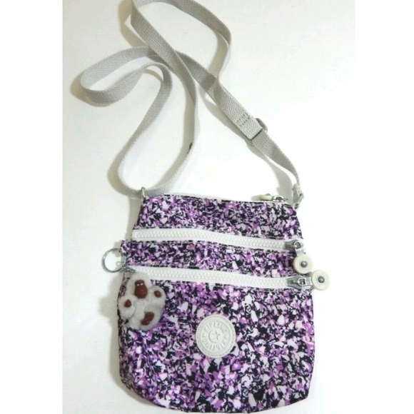 Kipling Keiko Mini Purple Crossbody Purse - Picture 1 of 4